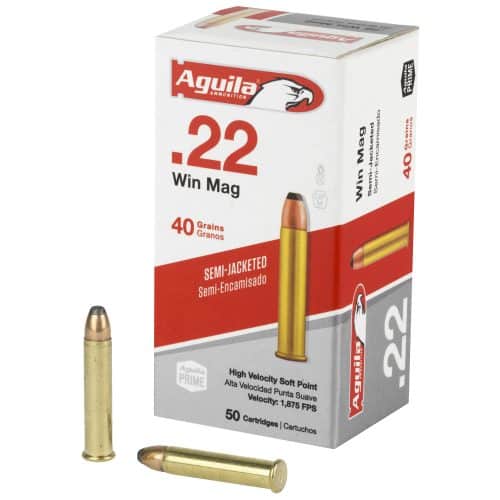 Aguila Ammunition 22WMR 40GR Magnum Soft Point 50 Round Box - MSR Arms
