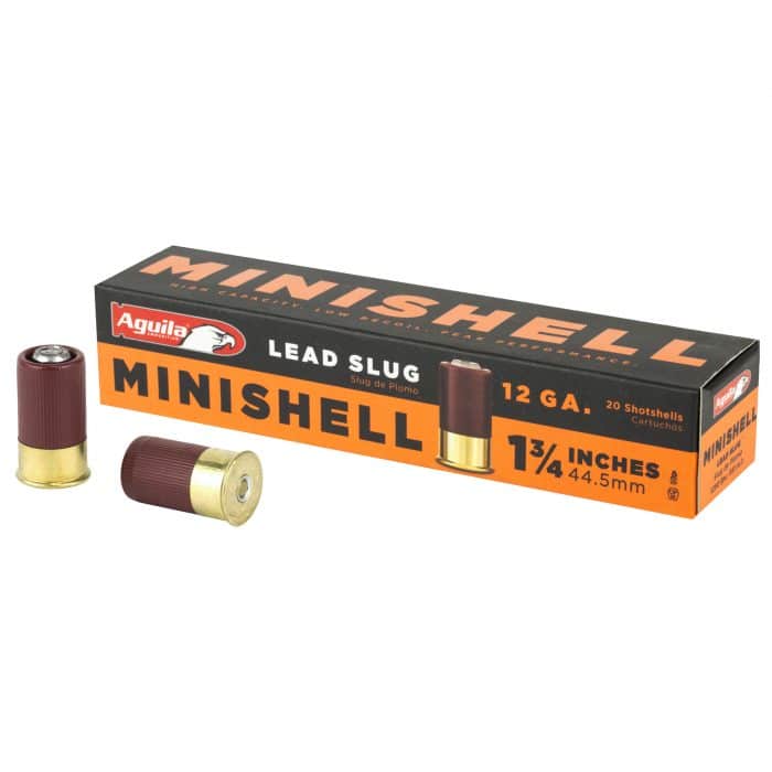 Aguila Ammunition 12GA 1.75" 7/8 Oz. Lead Slug Minishell 20 Round Box - MSR Arms