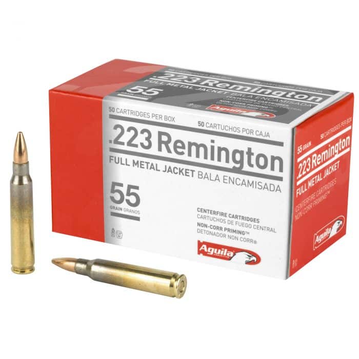 Aguila Ammunition .223 Remington 55GR FMJ 50 Round Box - MSR Arms