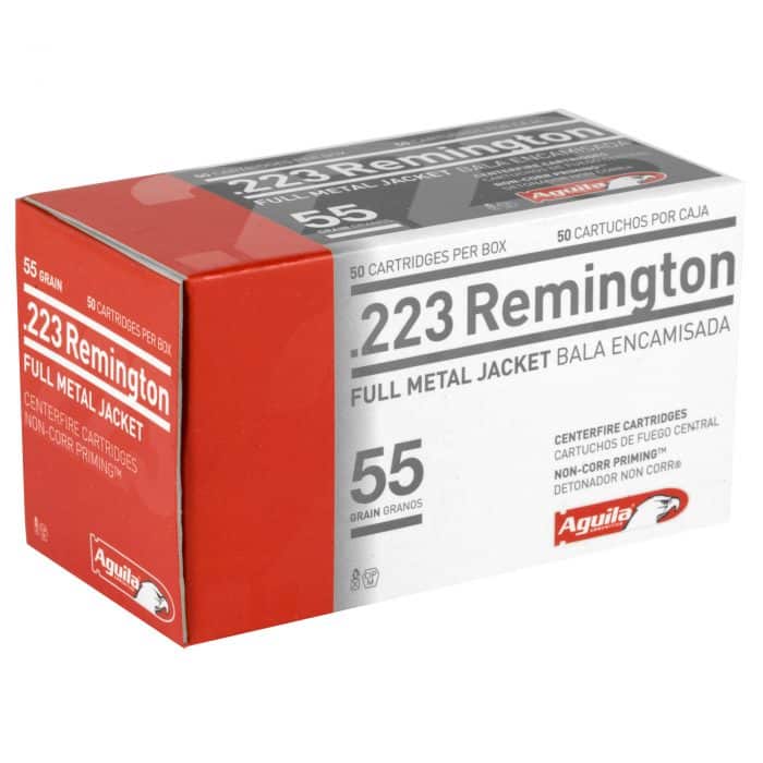 Aguila Ammunition .223 Remington 55GR FMJ 50 Round Box - MSR Arms 1