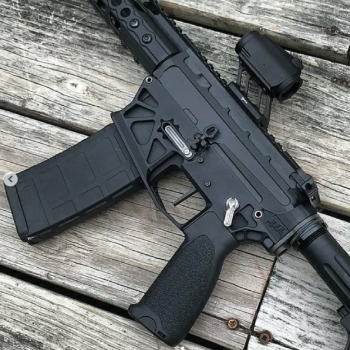 Iconic Industries Ultralite F-117 Stealth Billet AR-15 or .308 DPMS 80% Lower Receiver - MSR Arms 2